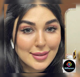 لنز رنگی نچرال گری برند دهب