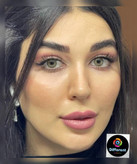 لنز رنگی نچرال گرین برند دهب