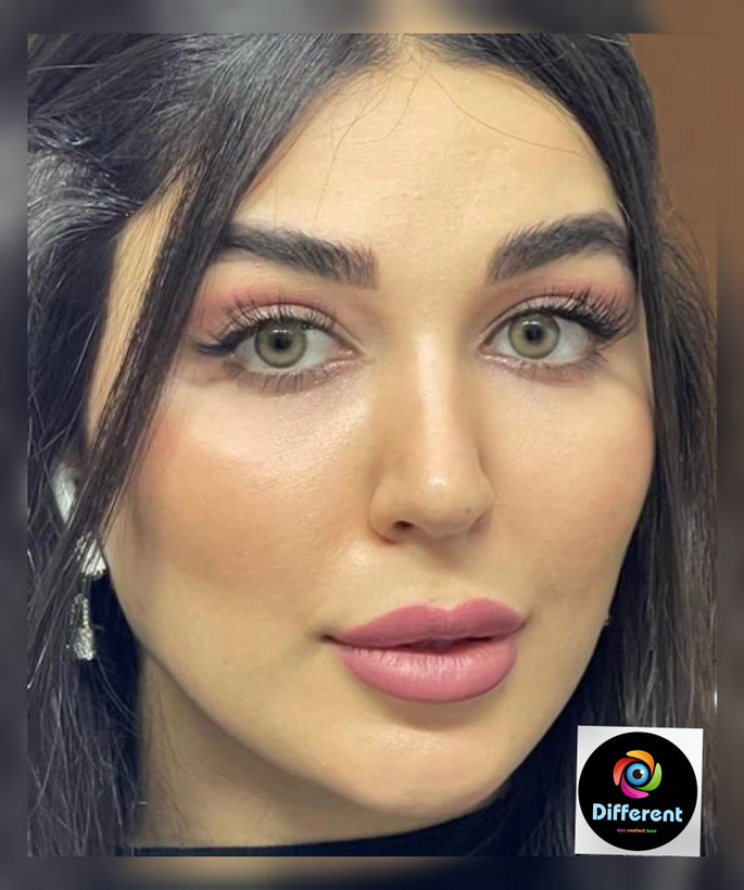 لنز رنگی نچرال گرین برند دهب