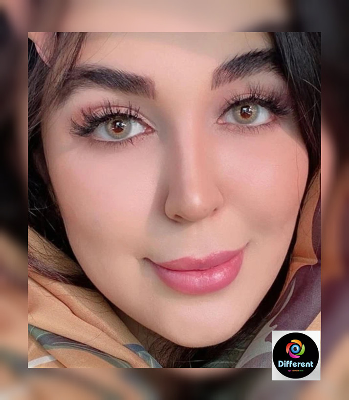لنز رنگی ماربل برند دهب