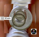 لنز رنگی خاکی برند دهب