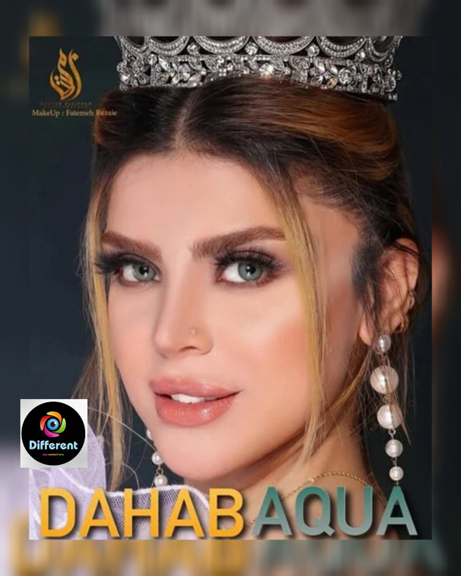 لنز رنگی گلد آکوا برند دهب