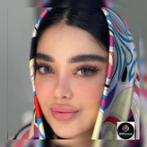 لنز رنگی فصلی چرسی گری برند رُز