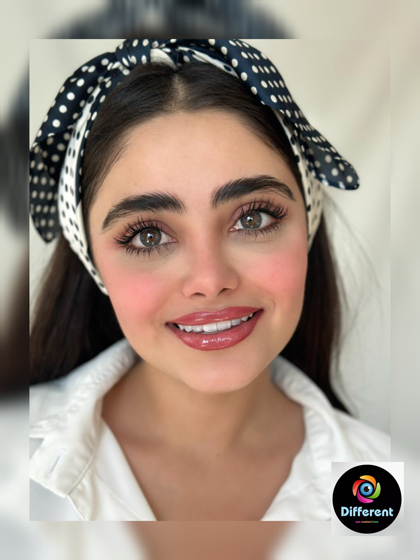 لنز رنگی فصلی mv gray برند مدیسا (طوسی دور نازک)