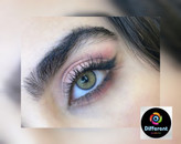 لنز لیناریا برند یونیک سبز عسلی دوردار
