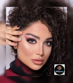 لنز رنگی گارنت برند آیس کالر (عسلی کهکشانی)