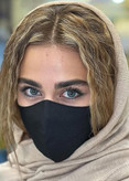 لنز رنگی ماداگاسکار برند آیس کالر (سورمه ای کهکشانی بافت دار)