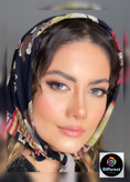 لنز رنگی ماداگاسکار برند آیس کالر (سورمه ای کهکشانی بافت دار)