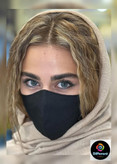 لنز رنگی ماداگاسکار برند آیس کالر (سورمه ای کهکشانی بافت دار)