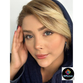 لنز رنگی ماداگاسکار برند آیس کالر (سورمه ای کهکشانی بافت دار)