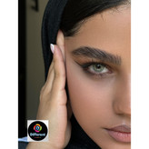 لنز رنگی ونوس برند آیس کالر (طوسی میکس سبزعسلی بدون دور)