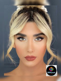 لنز رنگی لایت مارس برند آیس کالر (سبز روشن رگه دار)