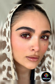 لنز رنگی نچرال هیزل برند یونیک (قهوه ای طبیعی)