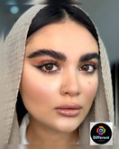 لنز رنگی نچرال هیزل برند یونیک (قهوه ای طبیعی)