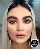 لنز رنگی نچرال هیزل برند یونیک (قهوه ای طبیعی)