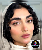لنز رنگی لاتینا برند یونیک (عسلی طبیعی)