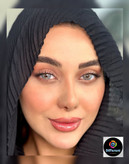 لنز رنگی کلاسیک گری یونیک(طوسی آبی با مرکز عسلی)