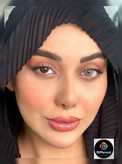 لنز رنگی کلاسیک گری یونیک(طوسی آبی با مرکز عسلی)