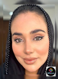 لنز رنگی دارک گری یونیک (طوسی عسلی)