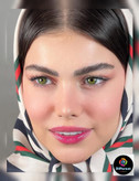 لنز رنگی وید گرین برند یونیک (سبز جنگلی تیله ای)