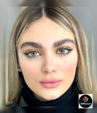 لنز رنگی آلاماندا برند یونیک (طوسی سبز)