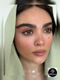 لنز رنگی گلد هیزل برند یونیک (gold hazel unique)