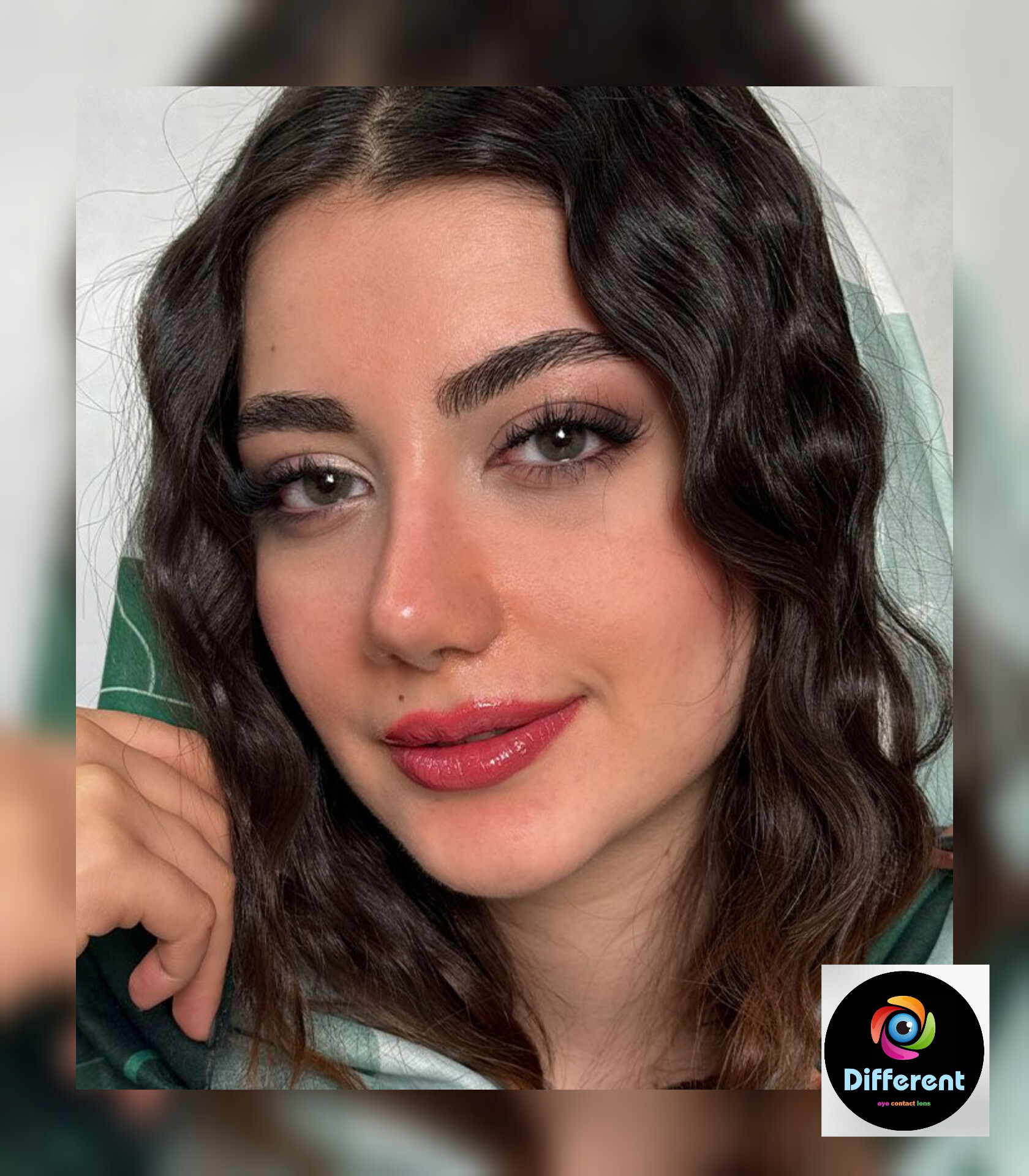 لنز رنگی مارلی کوارتزو طوسی سبز quartzo marly