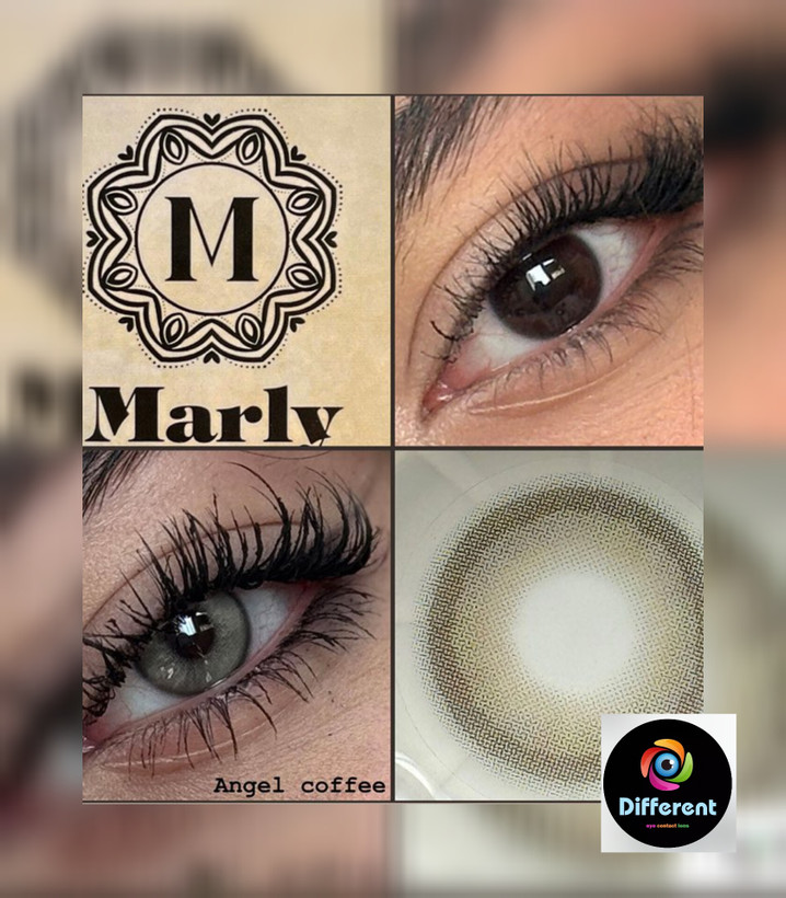 لنز رنگی آنجل کافی مارلی angel coffee marly