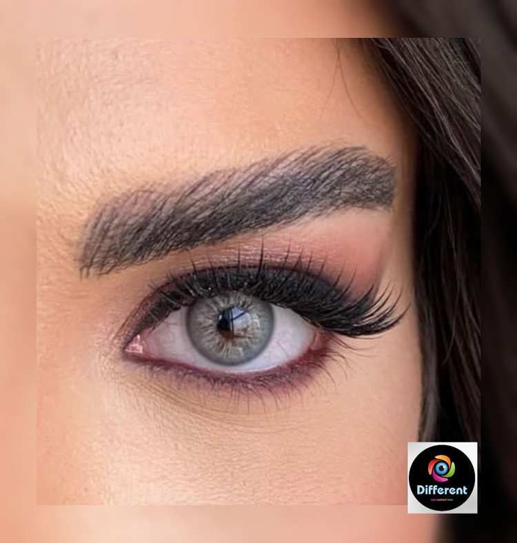 لنز رنگی لایت گری برند مارلی (light gray marly)