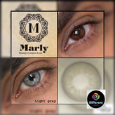 لنز رنگی لایت گری برند مارلی (light gray marly)