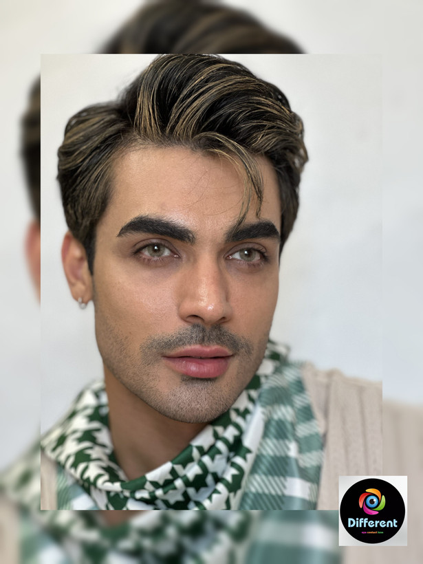 لنز رنگی مل برند مارلی سبز عسلی (mel marly)