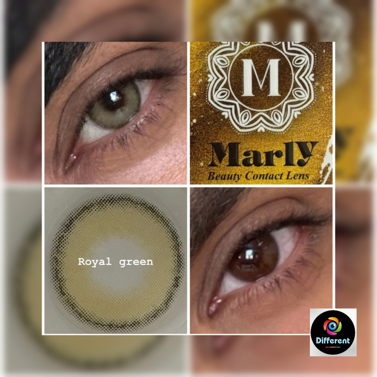 لنز رویال گرین برند مارلی سبز سلطنتی (royal green marly)
