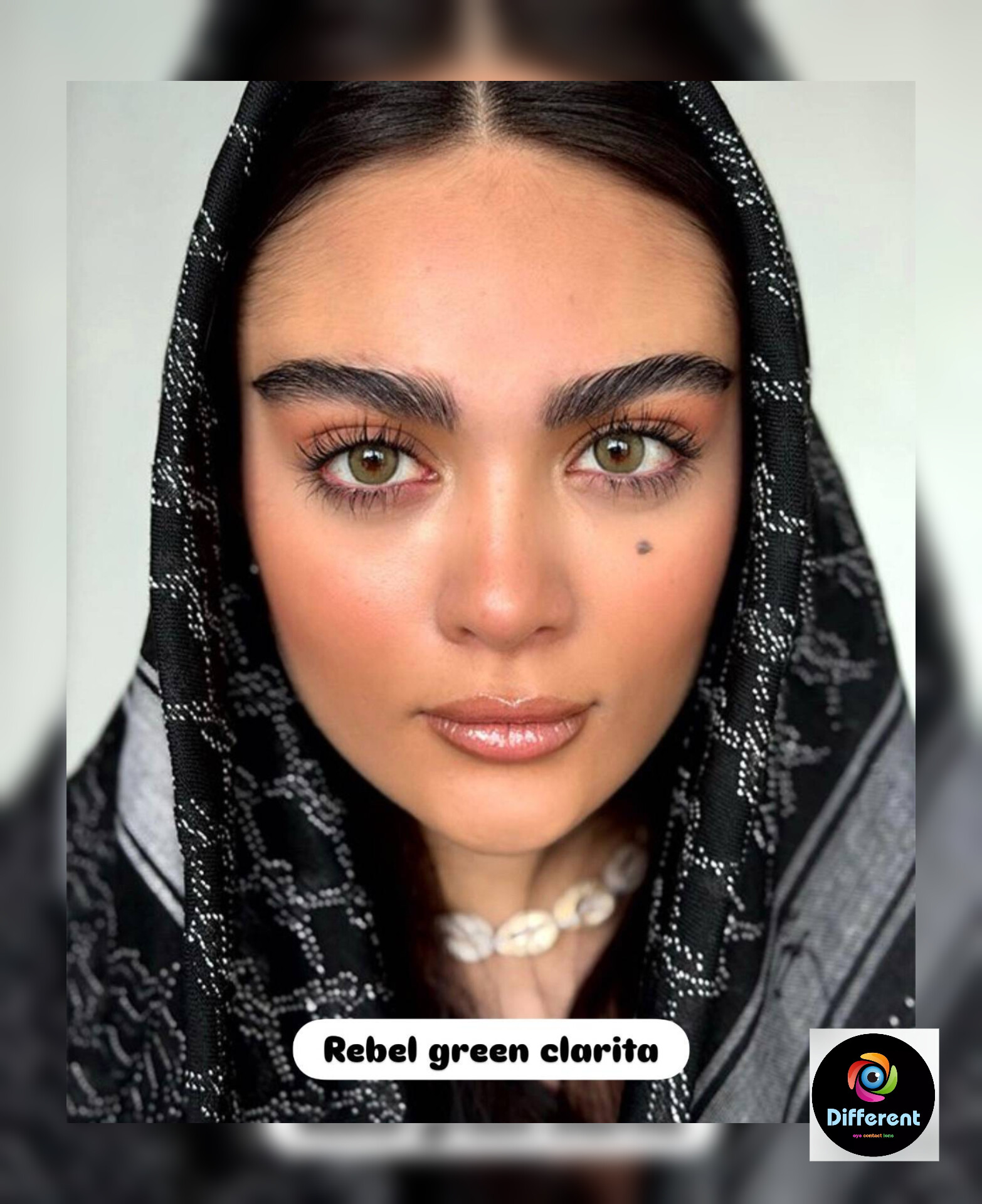 لنز رنگی ربل گرین برند کلاریتا (rebel green)
