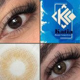 لنز کاتیا اسکای هیزل عسلی رگه دار