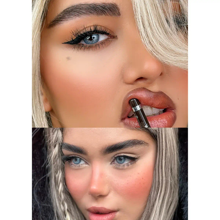 لنز کاتیا اسکای بلو آبی رگه دار