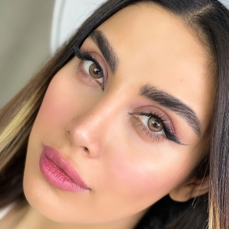 لنز کاتیا مارون عسلی قهوه ای